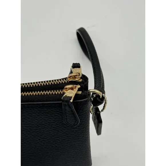 RETAIL $138 Coach Double Corner Zip Leather Wristlet Wallet*LIKE NEW CONDITION - Picture 4 of 7